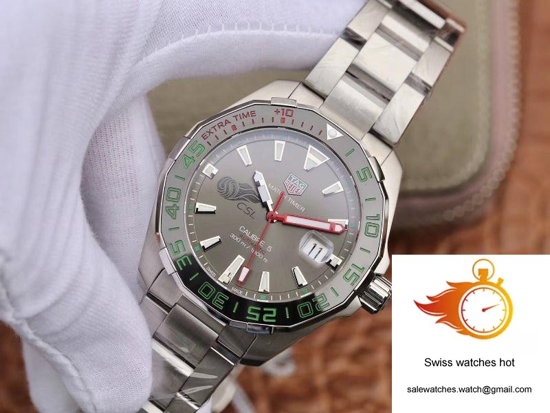 Tag Heuer Aquaracer Calibre 5 Chinese Super League WAY201E.BA0927 Gray Dial 3 Tag Heuer Aquaracer Calibre 5 Chinese Super League WAY201E.BA0927 Gray Dial 3