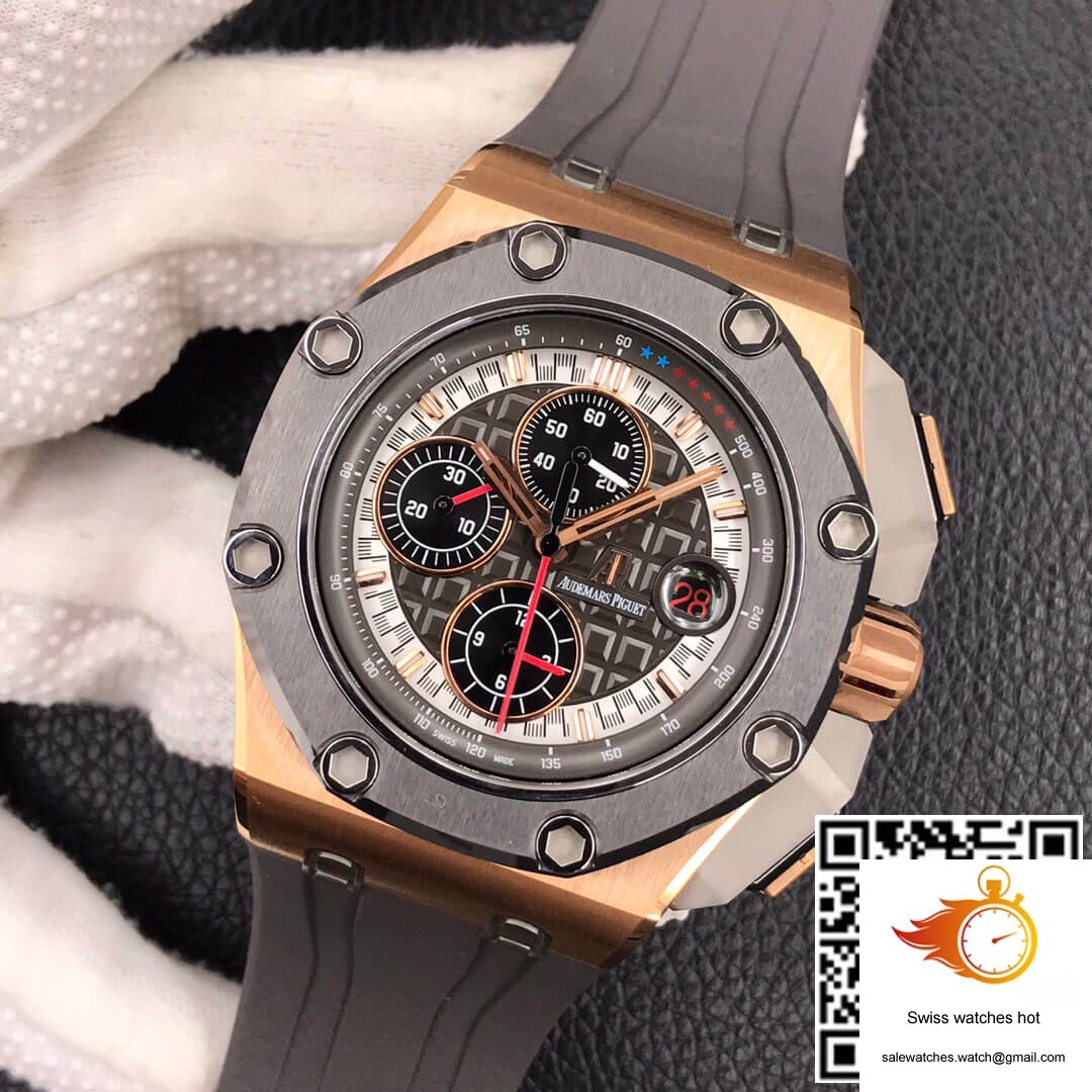Audemars Piguet Royal Oak Offshore 26568OM.OO.A004CA.01 JF Factory Dark Grey Dial 3 Audemars Piguet Royal Oak Offshore 26568OM.OO.A004CA.01 JF Factory Dark Grey Dial 3