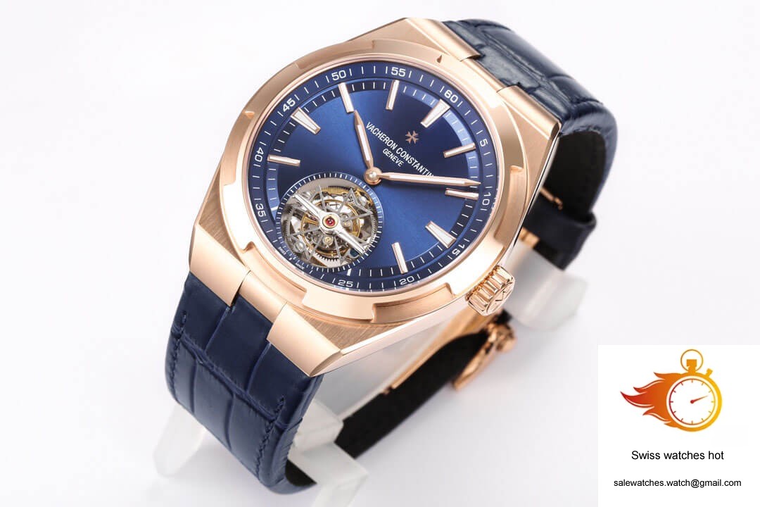 Vacheron Constantin Overseas Tourbillon 6000V/110R-B733 BBR Factory Blue Leather Strap 3 Vacheron Constantin Overseas Tourbillon 6000V/110R-B733 BBR Factory Blue Leather Strap 3