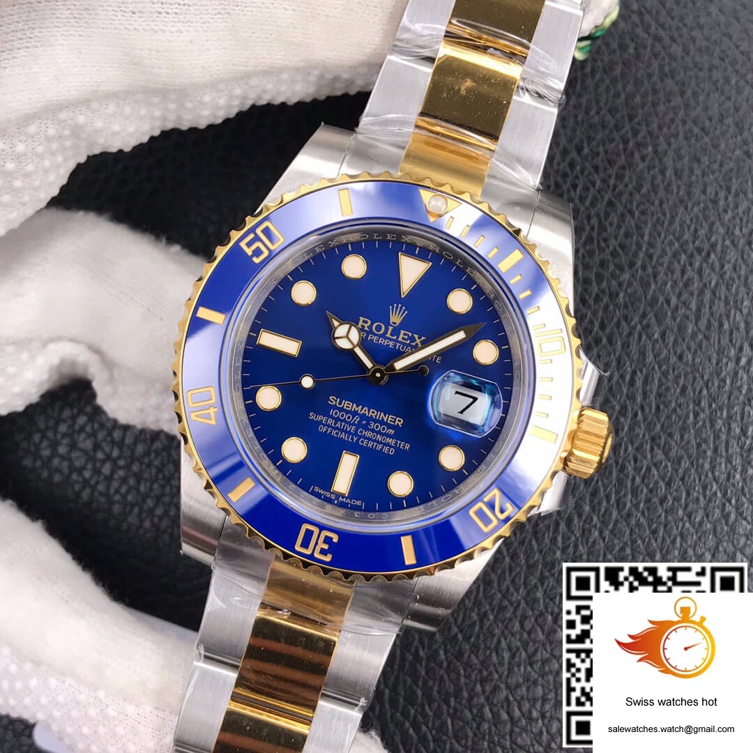 Rolex Submariner 116613LB-97203 VS Factory Blue Ceramic Bezel 3 Rolex Submariner 116613LB-97203 VS Factory Blue Ceramic Bezel 3