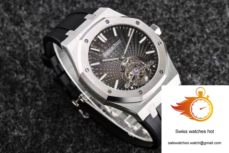 Audemars Piguet Royal Oak Tourbillon R8 Factory V3 Black Strap 3 Audemars Piguet Royal Oak Tourbillon R8 Factory V3 Black Strap 3