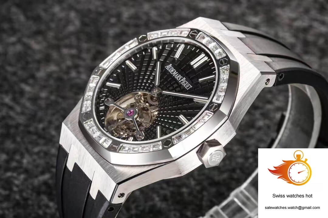 Audemars Piguet Royal Oak Tourbillon R8 Factory V3 Black Rubber Strap 3 Audemars Piguet Royal Oak Tourbillon R8 Factory V3 Black Rubber Strap 3