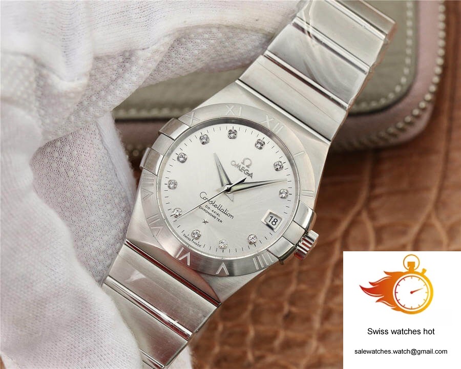 Omega Constellation 123.10.38.21.52.001 VS Factory Silver Dial 3 Omega Constellation 123.10.38.21.52.001 VS Factory Silver Dial 3