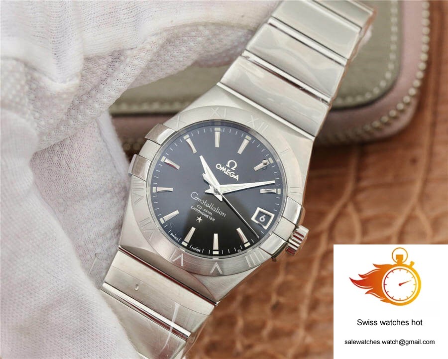 Omega Constellation 123.10.38.21.01.001 VS Factory Black Dial 3 Omega Constellation 123.10.38.21.01.001 VS Factory Black Dial 3