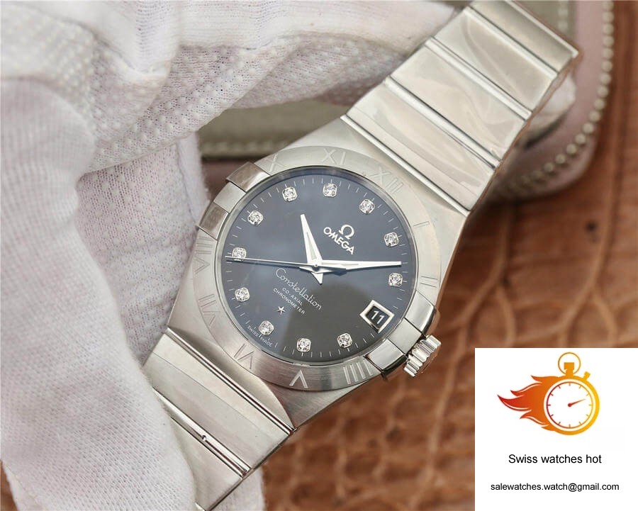 Omega Constellation 123.10.38.21.51.001 VS Factory Diamond-set Dial 3 Omega Constellation 123.10.38.21.51.001 VS Factory Diamond-set Dial 3