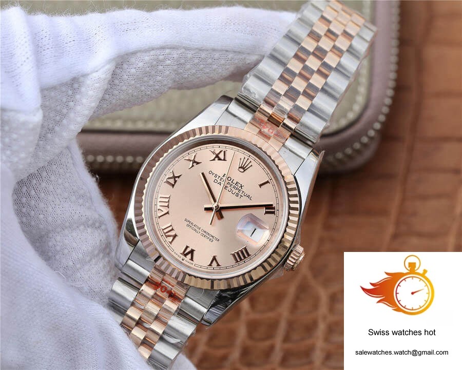 Rolex Datejust 116231 36MM GM Factory Pink Dial 3 Rolex Datejust 116231 36MM GM Factory Pink Dial 3