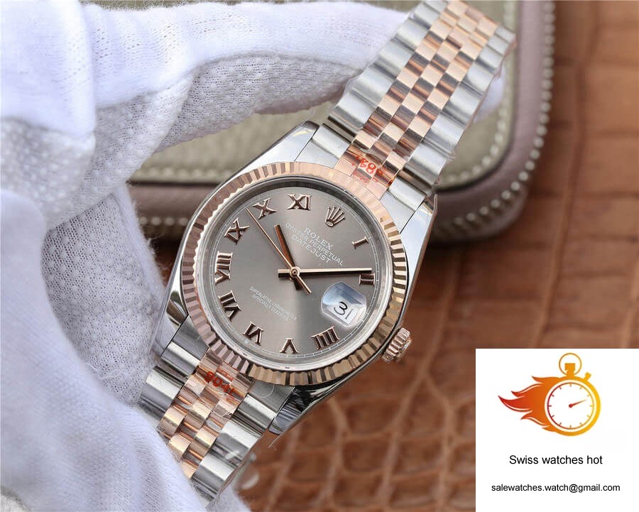 Rolex Datejust 116231-0087 36MM GM Factory Rose Gold Silver Dial 3 Rolex Datejust 116231-0087 36MM GM Factory Rose Gold Silver Dial 3