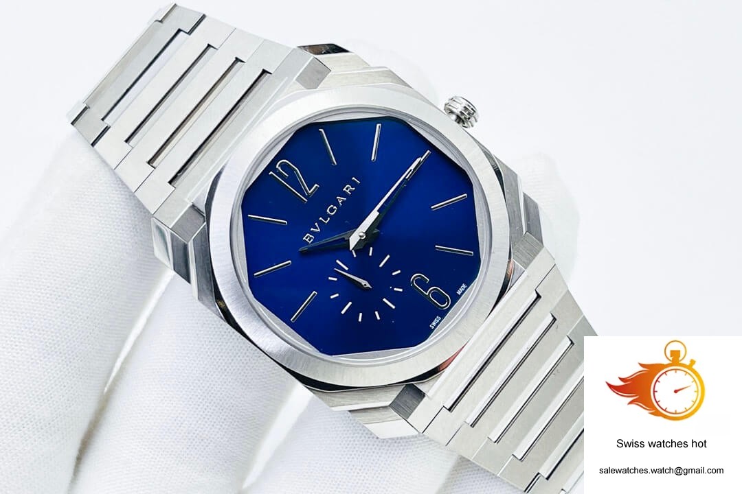 Bvlgari Octo Finissimo 103431 BV Factory Stainless Steel Blue Dial 3 Bvlgari Octo Finissimo 103431 BV Factory Stainless Steel Blue Dial 3