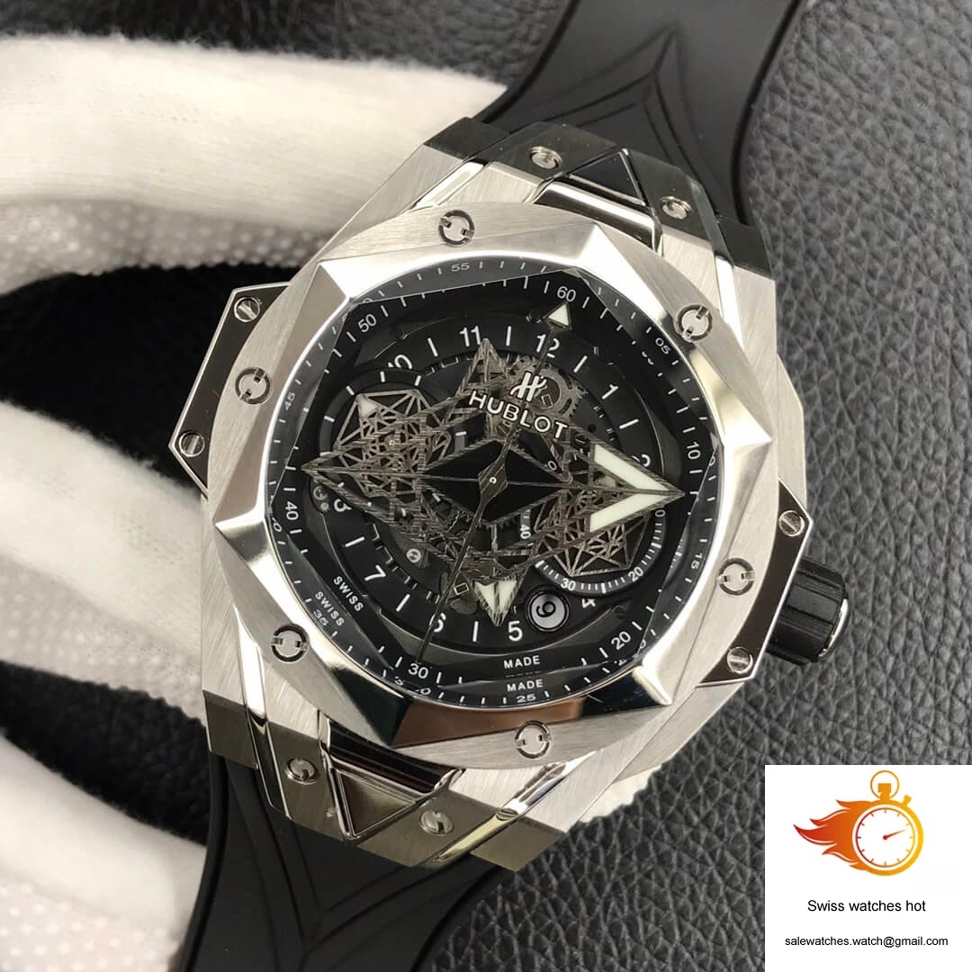 Hublot Big Bang Sang Bleu II 418.NX.1107.RX.MXM19 HB Factory Titanium Case 3 Hublot Big Bang Sang Bleu II 418.NX.1107.RX.MXM19 HB Factory Titanium Case 3
