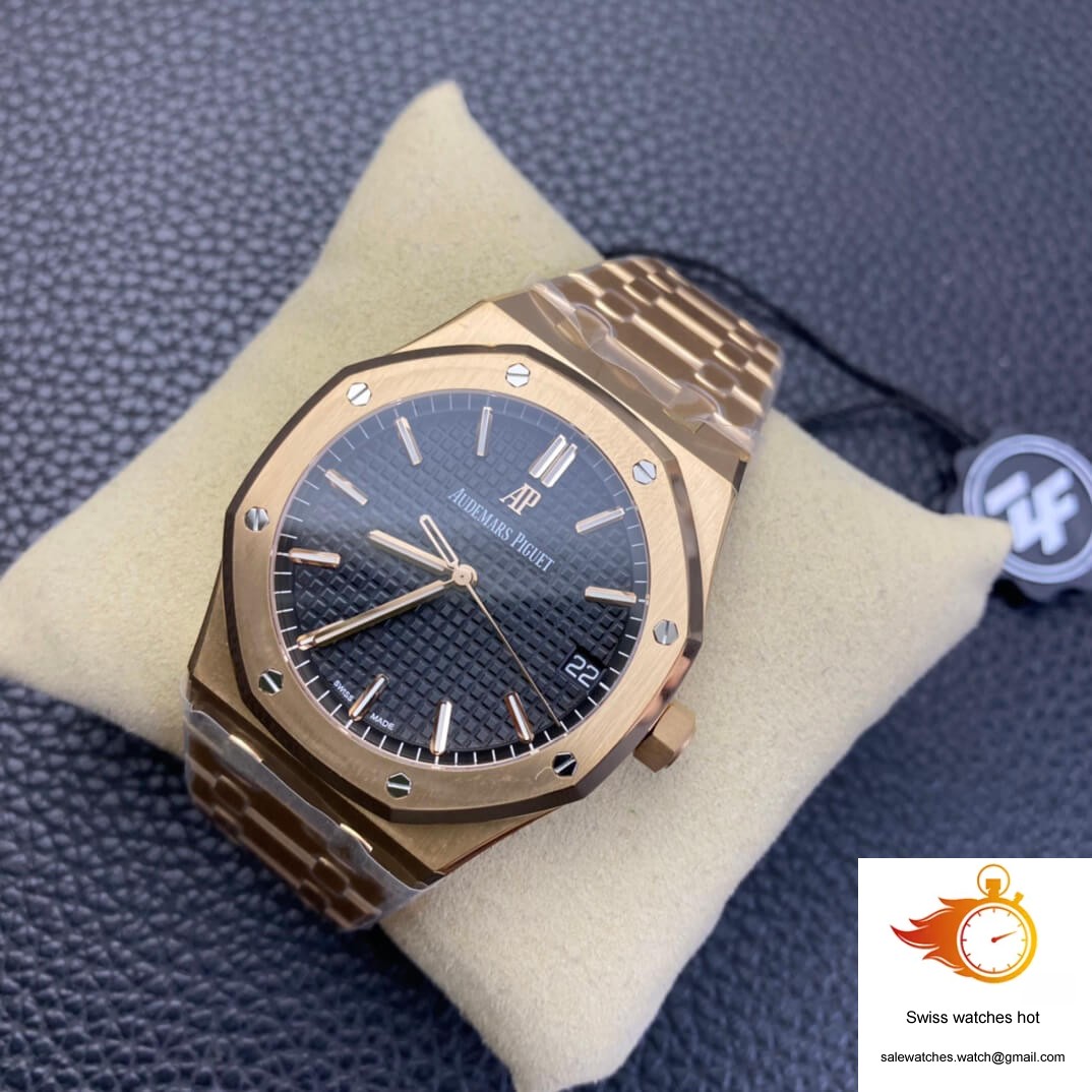 Audemars Piguet Royal Oak 15500OR.OO.1220OR.01 ZF Factory Rose Gold Version Black Dial 3 Audemars Piguet Royal Oak 15500OR.OO.1220OR.01 ZF Factory Rose Gold Version Black Dial 3