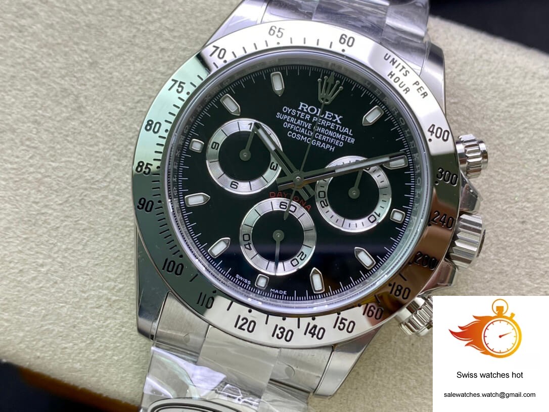 Rolex Cosmograph Daytona 116520 Clean Factory Stainless Steel Bezel 3 Rolex Cosmograph Daytona 116520 Clean Factory Stainless Steel Bezel 3