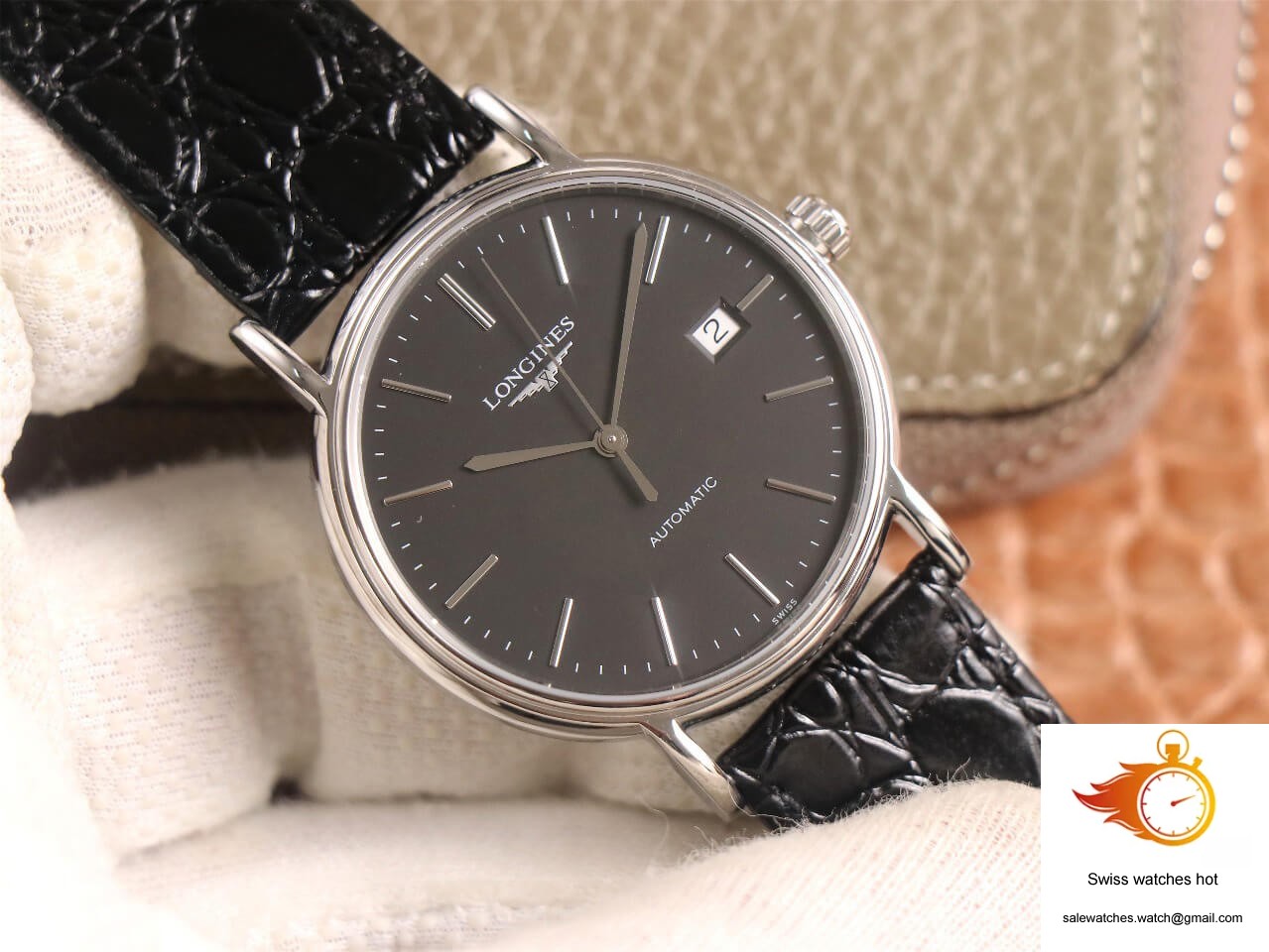 Longines Presence L4.921.4.52.2 KY factory Black Dial 3 Longines Presence L4.921.4.52.2 KY factory Black Dial 3