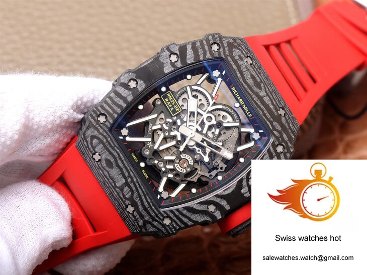 Richard Mille RM35-02 ZF Factory Red Rubber Strap 3 Richard Mille RM35-02 ZF Factory Red Rubber Strap 3