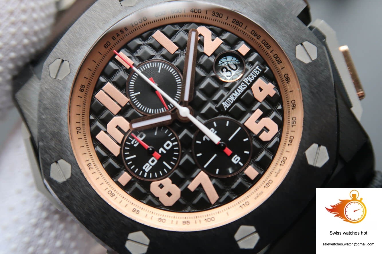 Audemars Piguet Royal Oak Offshore 26378IO.OO.A001KE.01 JF Factory V2 Black Dial 3 Audemars Piguet Royal Oak Offshore 26378IO.OO.A001KE.01 JF Factory V2 Black Dial 3