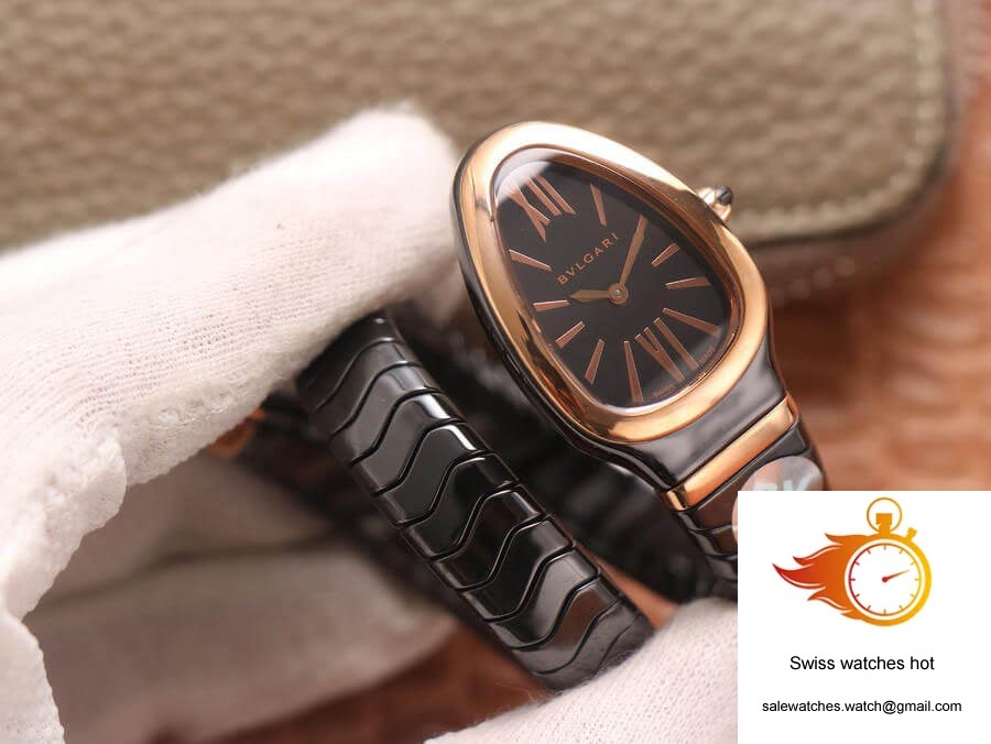 Bvlgari Serpenti 102735 BV Factory Rose Gold Black Dial 3 Bvlgari Serpenti 102735 BV Factory Rose Gold Black Dial 3