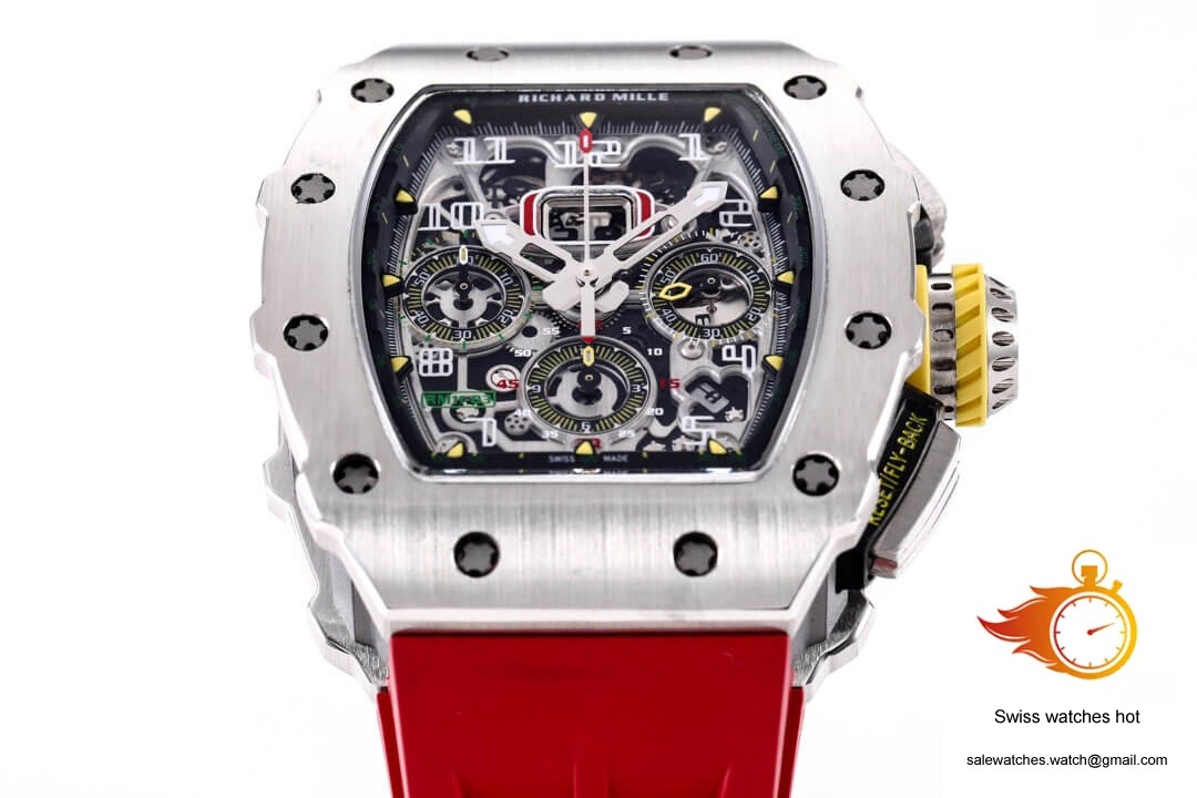 Richard Mille RM11-03RG KV Factory Titanium Red Strap 3 Richard Mille RM11-03RG KV Factory Titanium Red Strap 3