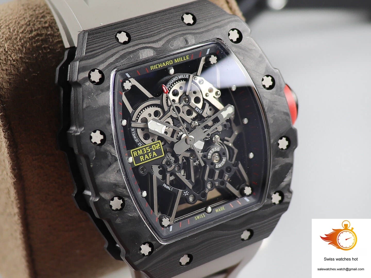 Richard Mille RM035 KV Factory V3 Carbon Fiber Skeleton Dial 3 Richard Mille RM035 KV Factory V3 Carbon Fiber Skeleton Dial 3