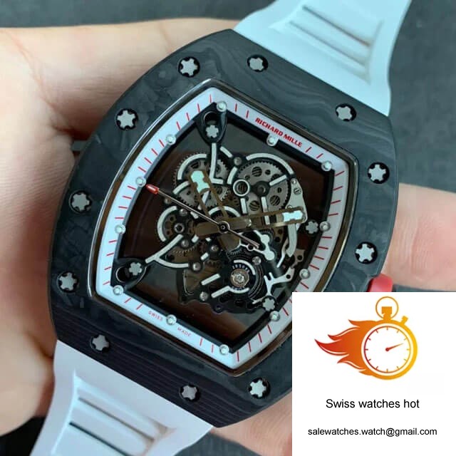 Richard Mille RM055 KV Factory V2 Carbon Fiber Black Case 3 Richard Mille RM055 KV Factory V2 Carbon Fiber Black Case 3