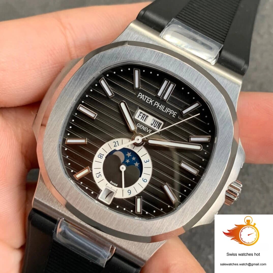 Patek Philippe Nautilus 5726 Moonphase GR Factory V2 Dark Grey Dial 3 Patek Philippe Nautilus 5726 Moonphase GR Factory V2 Dark Grey Dial 3