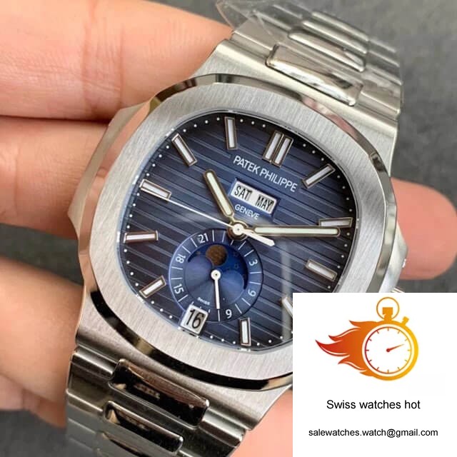 Patek Philippe Nautilus 5726/1A-014 Moonphase GR Factory Stainless Steel Strap 3 Patek Philippe Nautilus 5726/1A-014 Moonphase GR Factory Stainless Steel Strap 3