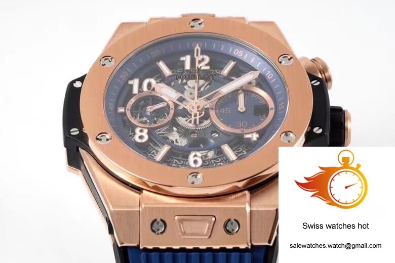 Hublot Big Bang 421.OX.5180.RX ZF Factory Rose Gold Blue Dial 3 Hublot Big Bang 421.OX.5180.RX ZF Factory Rose Gold Blue Dial 3