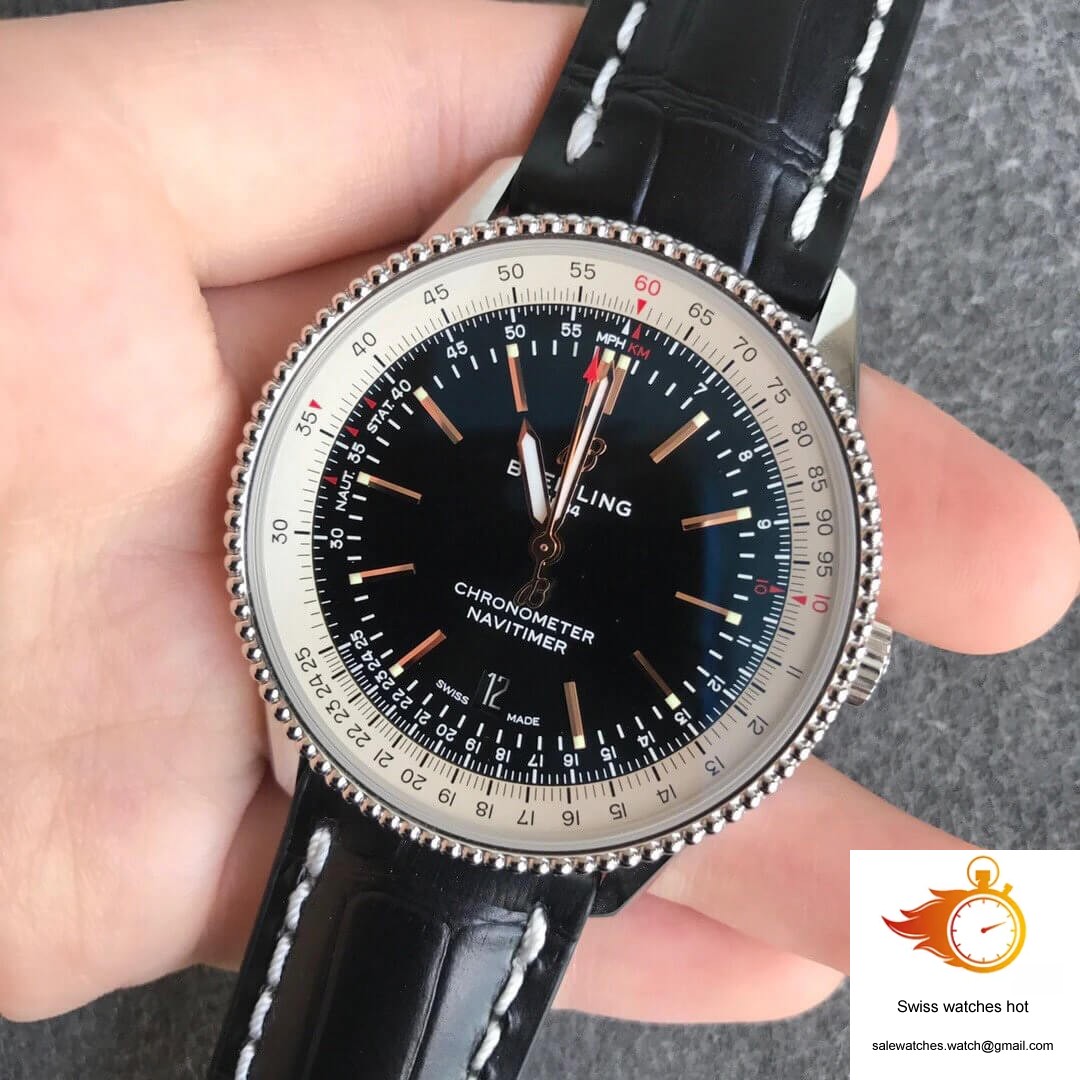 Breitling Navitimer 1 A17326211B1P1 V7 Factory Black Dial 3 Breitling Navitimer 1 A17326211B1P1 V7 Factory Black Dial 3