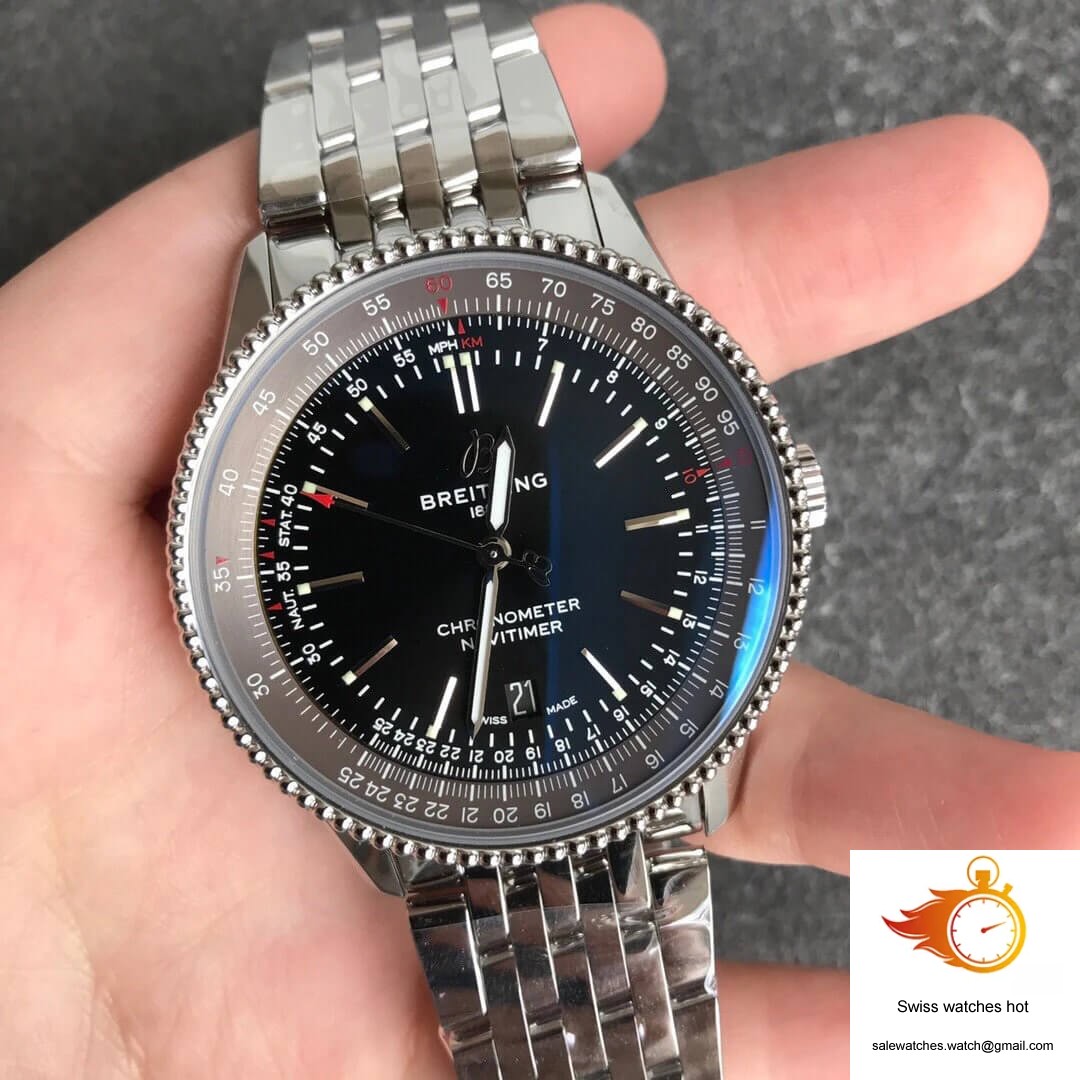 Breitling Navitimer 1 A17326241B1A1 V7 Factory Black Dial 3 Breitling Navitimer 1 A17326241B1A1 V7 Factory Black Dial 3