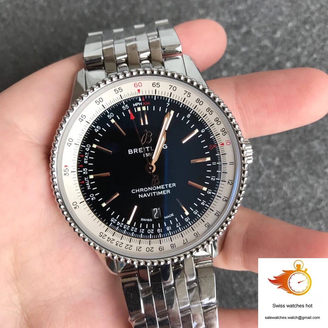 Breitling Navitimer 1 A17326211B1A1 V7 Factory Black Dial 3 Breitling Navitimer 1 A17326211B1A1 V7 Factory Black Dial 3