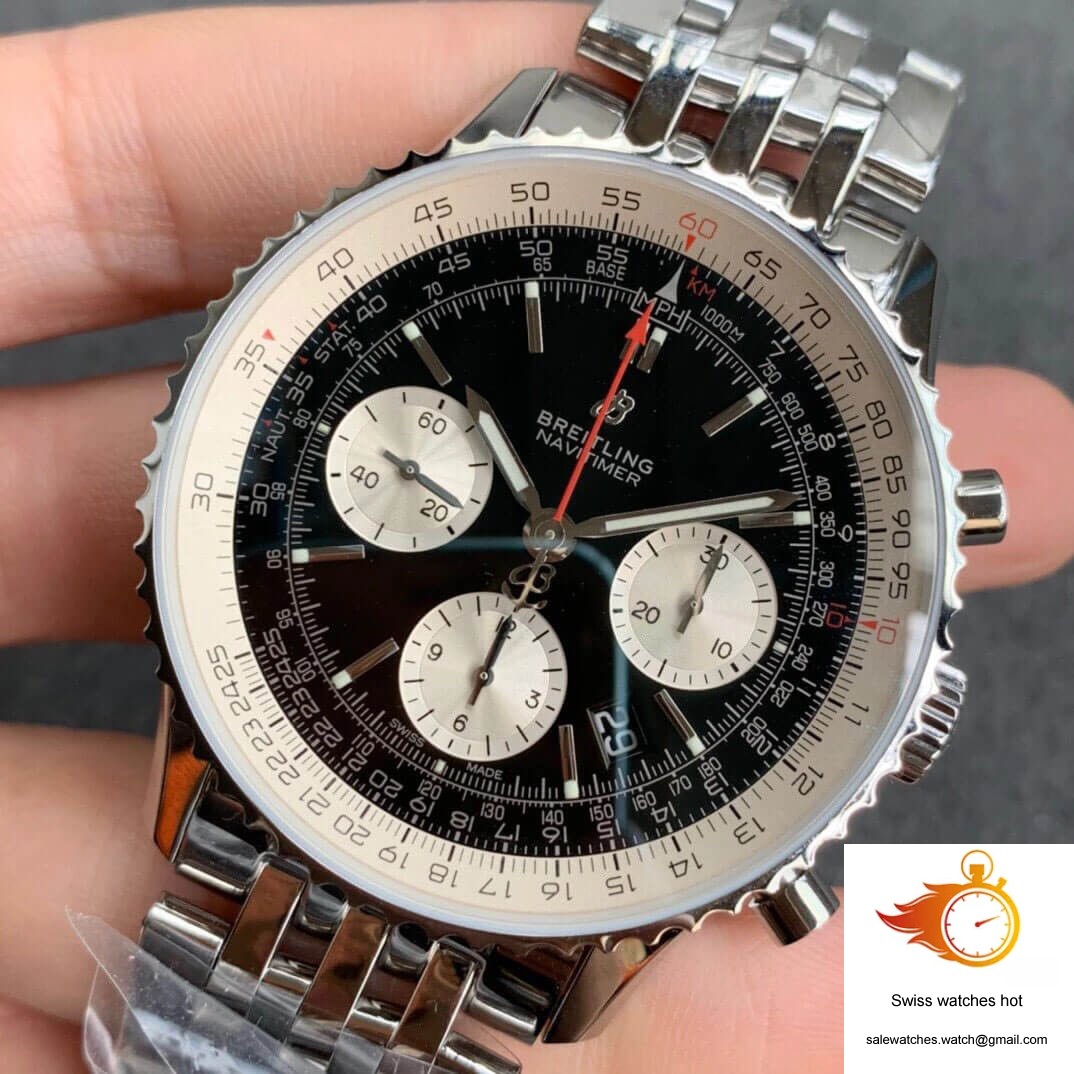 Breitling Navitimer 1 B01 AB0121211B1A1 GF Factory Black Dial 3 Breitling Navitimer 1 B01 AB0121211B1A1 GF Factory Black Dial 3