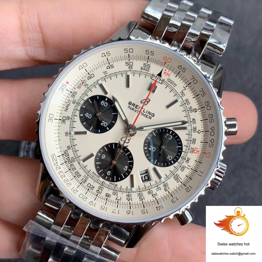 Breitling Navitimer 1 B01 AB0121211G1A1 GF Factory Silver Dial 3 Breitling Navitimer 1 B01 AB0121211G1A1 GF Factory Silver Dial 3