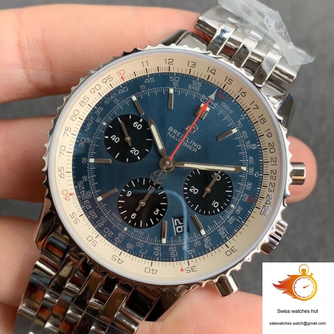 Breitling Navitimer 1 B01 AB0121211C1A1 GF Factory Blue Dial 3 Breitling Navitimer 1 B01 AB0121211C1A1 GF Factory Blue Dial 3