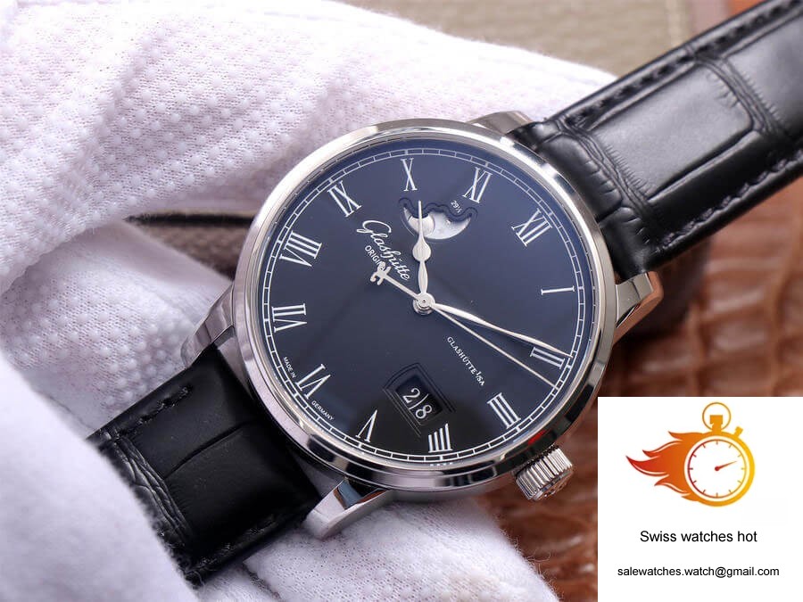 Glashutte Senator Excellence Large Calendar Moon Phase 1-36-04 V9 Factory Blue Dial 3 Glashutte Senator Excellence Large Calendar Moon Phase 1-36-04 V9 Factory Blue Dial 3