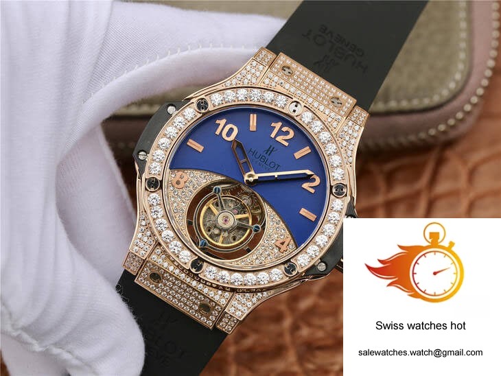 Hublot Big Bang Tourbillon Rose Gold Diamond Dial 3 Hublot Big Bang Tourbillon Rose Gold Diamond Dial 3