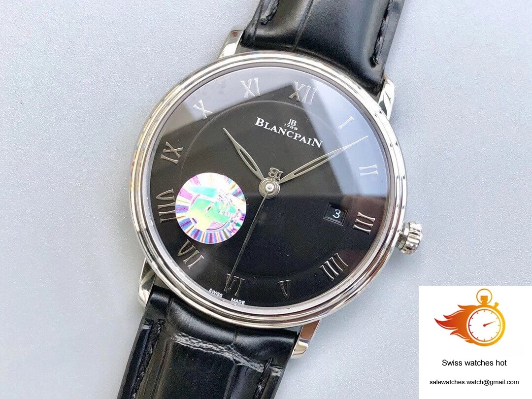 Blancpain Villeret 6551-1127-55B ZF Factory Black Dial 3 Blancpain Villeret 6551-1127-55B ZF Factory Black Dial 3