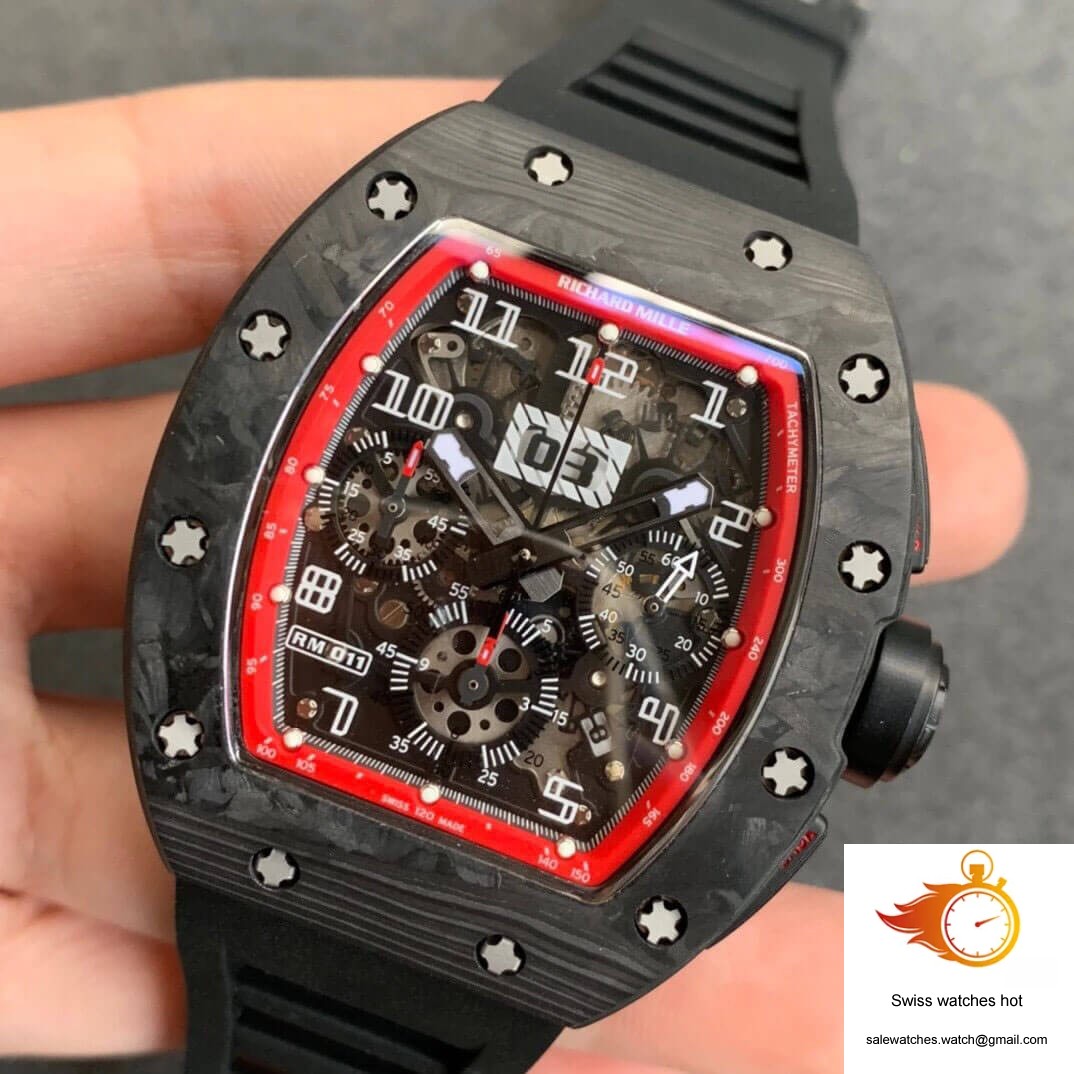 Richard Mille RM011 KV Factory Carbon Fiber Skeleton Dial 3 Richard Mille RM011 KV Factory Carbon Fiber Skeleton Dial 3
