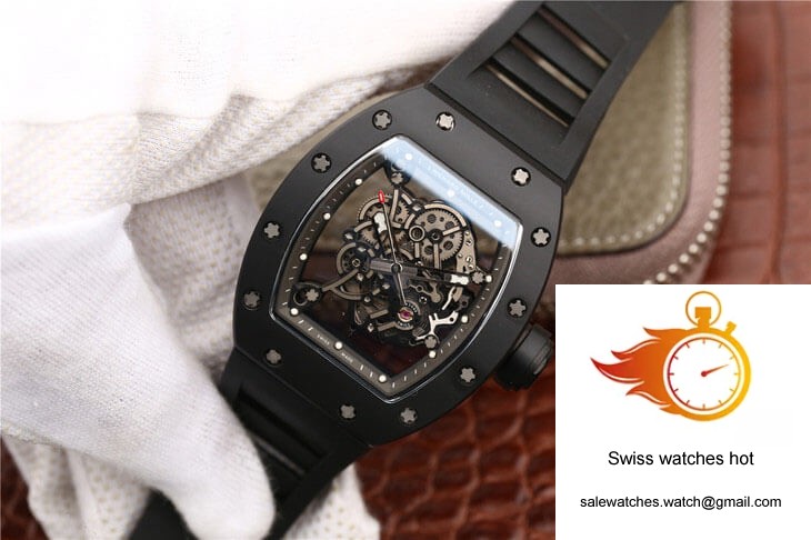 Richard Mille RM055 KV Factory Ceramics Black Strap 3 Richard Mille RM055 KV Factory Ceramics Black Strap 3