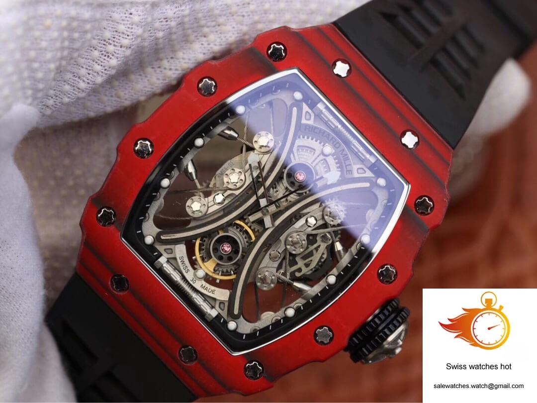 Richard Mille RM53-01 KV Factory TPT Carbon Fiber Black Strap 3 Richard Mille RM53-01 KV Factory TPT Carbon Fiber Black Strap 3