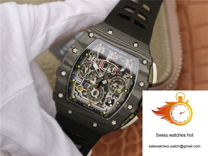 Richard Mille RM11-03 KV Factory Black Carbon Fiber Case 3 Richard Mille RM11-03 KV Factory Black Carbon Fiber Case 3