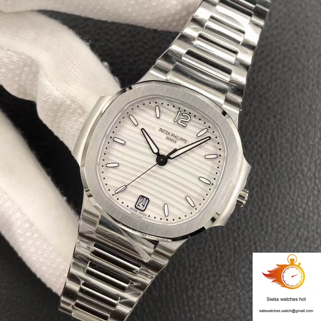 Patek Philippe Nautilus Ladies 7118/1A-010 3K Factory Silver Dial 3 Patek Philippe Nautilus Ladies 7118/1A-010 3K Factory Silver Dial 3