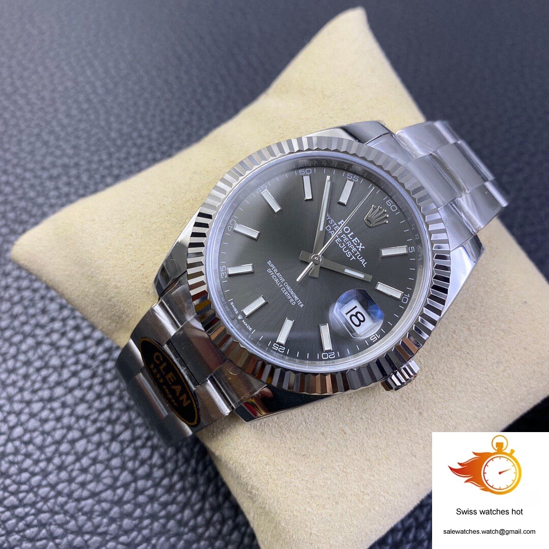 Rolex Datejust M126334-0013 Clean Factory Grey Dial 3 Rolex Datejust M126334-0013 Clean Factory Grey Dial 3