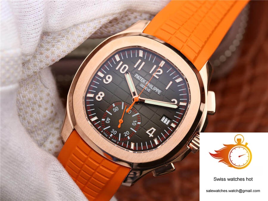 Patek Philippe Aquanaut 5968A-001 Orange Strap 3 Patek Philippe Aquanaut 5968A-001 Orange Strap 3
