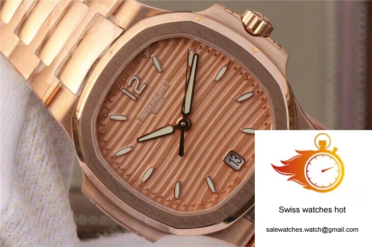 Patek Philippe Nautilus Ladies 7118-1R-010 PF Factory Honey Gold Dial 3 Patek Philippe Nautilus Ladies 7118-1R-010 PF Factory Honey Gold Dial 3