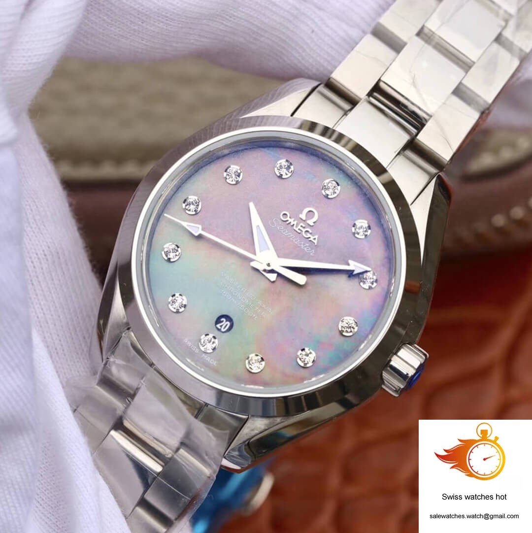 Omega Seamaster 231.10.34.20.57.001 Aqua Terra 150M 3S Factory Mother-Of-Pearl Dial 3 Omega Seamaster 231.10.34.20.57.001 Aqua Terra 150M 3S Factory Mother-Of-Pearl Dial 3