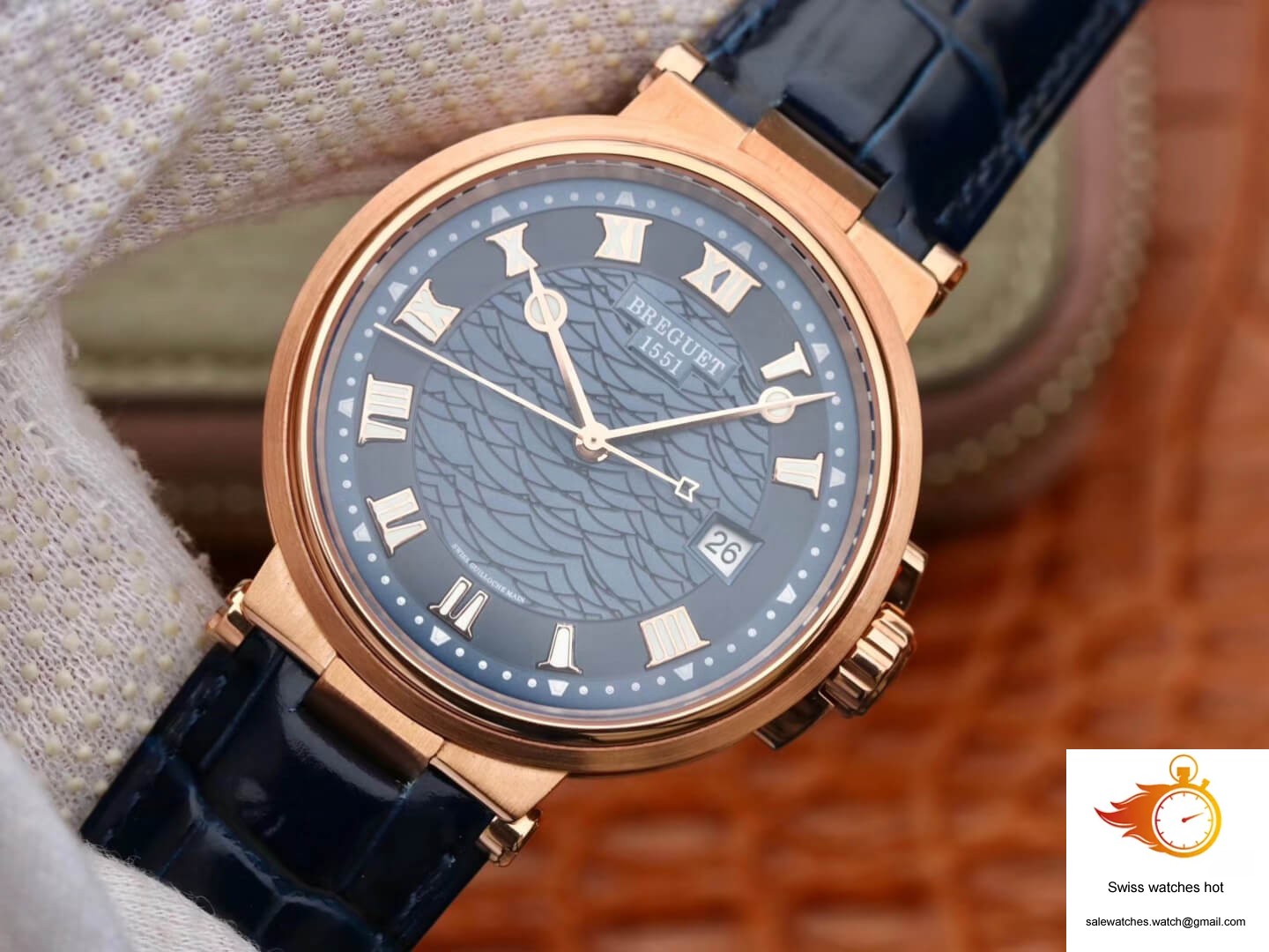 Breguet Marine 5517 V9 Factory Rose Gold Blue Dial 3 Breguet Marine 5517 V9 Factory Rose Gold Blue Dial 3