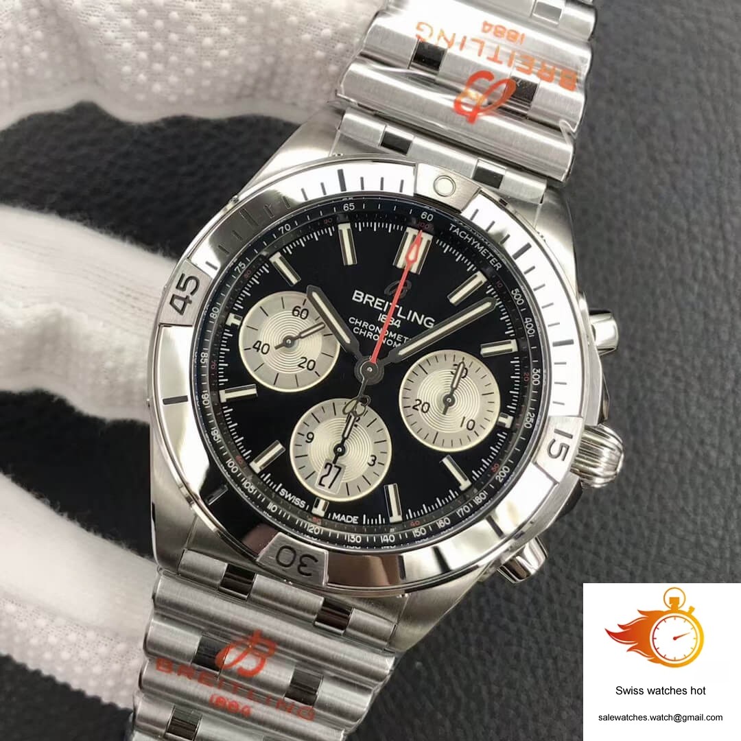 Breitling Chronomat AB0134101B1A1 GF Factory Black Dial 3 Breitling Chronomat AB0134101B1A1 GF Factory Black Dial 3