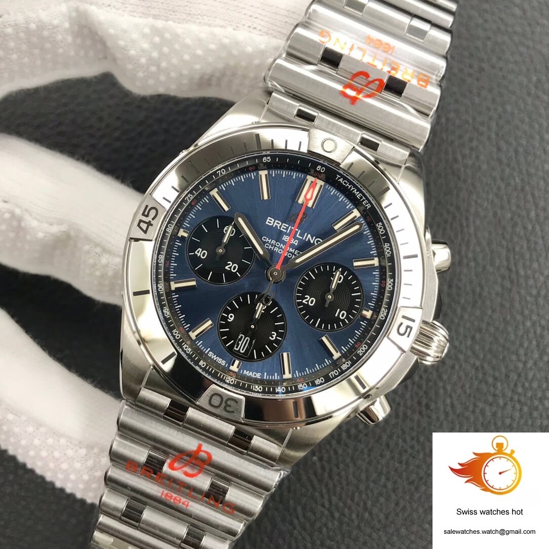 Breitling Chronomat AB0134101C1A1 GF Factory Blue Dial 3 Breitling Chronomat AB0134101C1A1 GF Factory Blue Dial 3