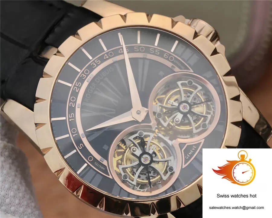 Roger Dubuis Excalibur RDDBEX0280 JB Factory Tourbillon Gold Case Black Dial 3 Roger Dubuis Excalibur RDDBEX0280 JB Factory Tourbillon Gold Case Black Dial 3