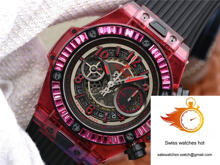 Hublot Big Bang 411.JX.4802.RT Red Case Black Strap 3 Hublot Big Bang 411.JX.4802.RT Red Case Black Strap 3