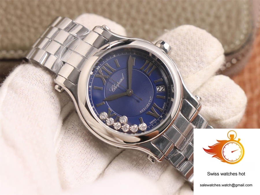 Chopard Happy Sport 278559-3009 YF Factory Blue Dial 3 Chopard Happy Sport 278559-3009 YF Factory Blue Dial 3