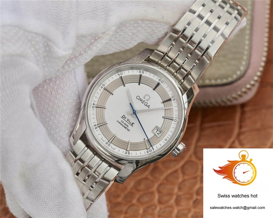 Omega De Ville 431.30.41.21.02.001 VS Factory Silver Dial Stainless Steel Strap 3 Omega De Ville 431.30.41.21.02.001 VS Factory Silver Dial Stainless Steel Strap 3